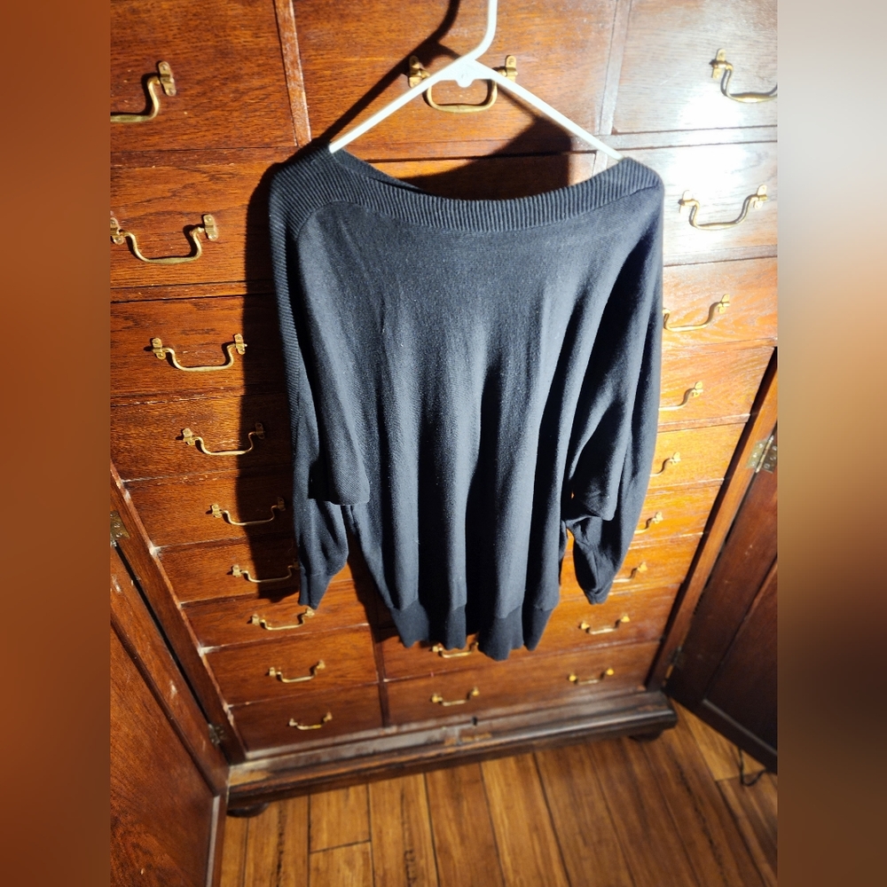 ALFANI Women's  Long Sweater Black